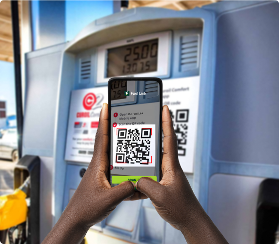 Illustration of a secure QR code payment flow on a smartphone